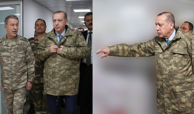 Cumhurbaşkanı Erdoğan Suriye sınırında/VİDEO...