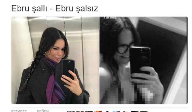 Çıplak fotoğrafı ortaya çıktı Ebru Şallı capsleri patladı!