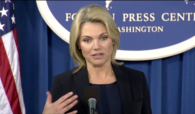 Sözcü Nauert, Beyaz Saray'ın skandal açıklamasının arkasında durdu...