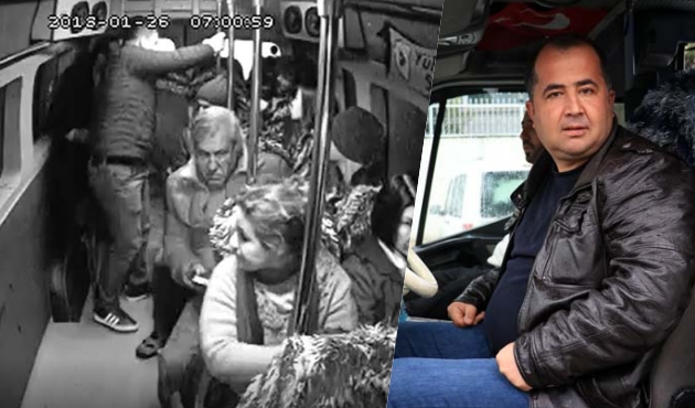 Kahraman şoför yolcusunun hayatını kurtardı!