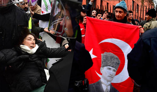 Berlin'deki PKK yandaşları neye uğradıklarını şaşırdı!