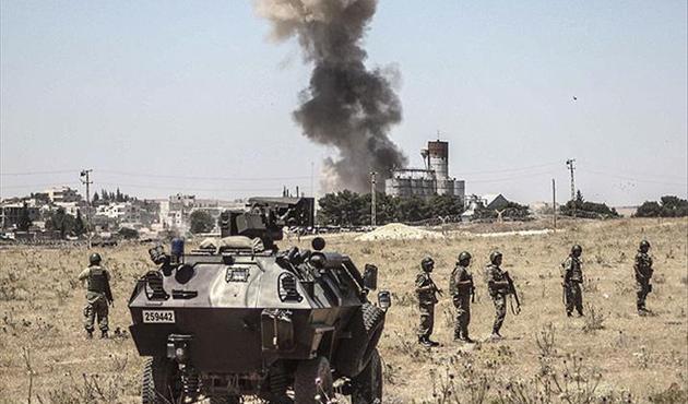 Sınır karakoluna ateş açan PKK'lılar öldürüldü...