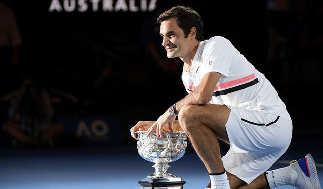 Avustralya Açık'ta şampiyon Federer...