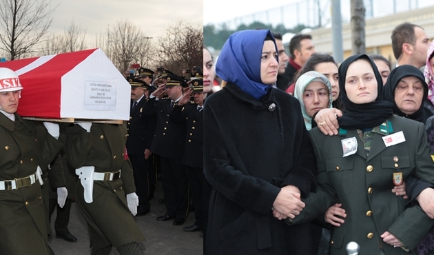 Üstçavuş Fatih Mehmethan toprağa verildi...