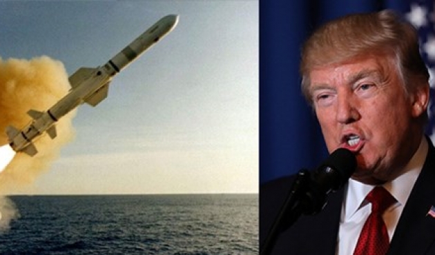 Trump'ın füze saldırısı ABD medyasında!