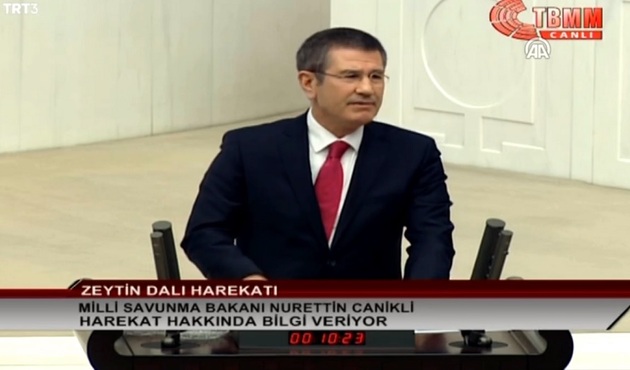 TBMM'de Afrin oturumu: "Zeytin Dalı Harekatı'nda sivil zayiat yok!"