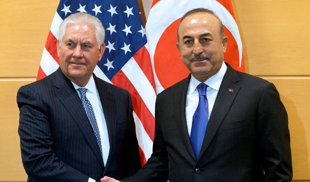 Dışişleri Bakanı Çavuşoğlu, ABD'li mevkidaşı Tillerson ile görüştü!