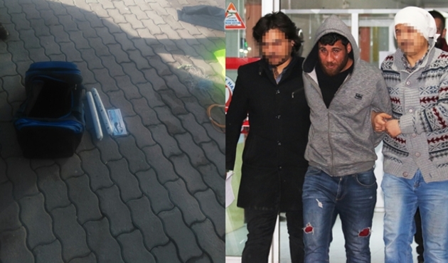 Yolcunun valizinde patlayıcı ele geçirildi...