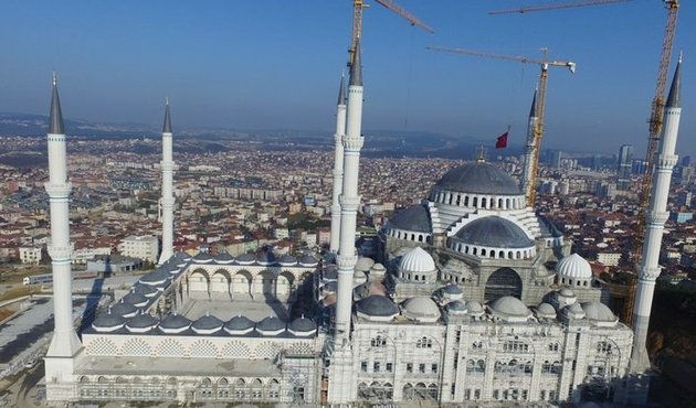 Çamlıca Camii'nde sona yaklaşıldı!