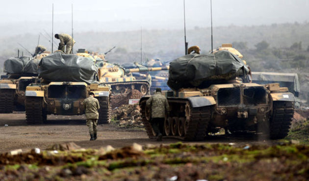 TSK'dan flaş açıklama! Afrin'in kuzeydoğusunda bir tankımız isabet aldı
