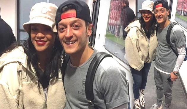 Mesut Özil'e Rihanna süprizi!