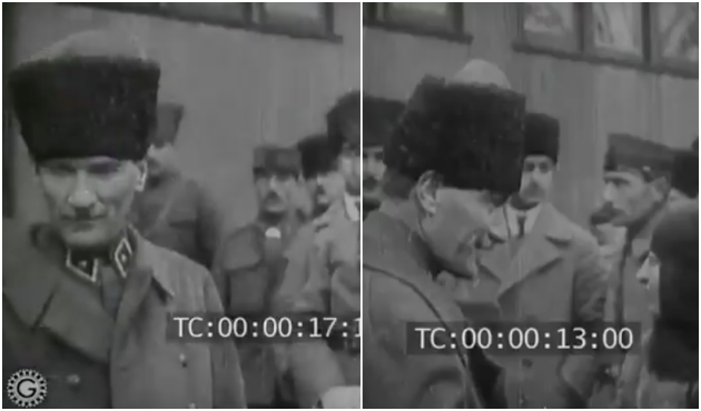 Atatürk'ün hiç bilinmeyen görüntüleri ortaya çıktı! / VİDEO