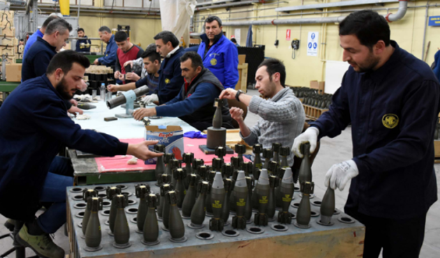 MKEK işçileri Mehmetçiğe destek için her gün fazla mesai yapıyor!