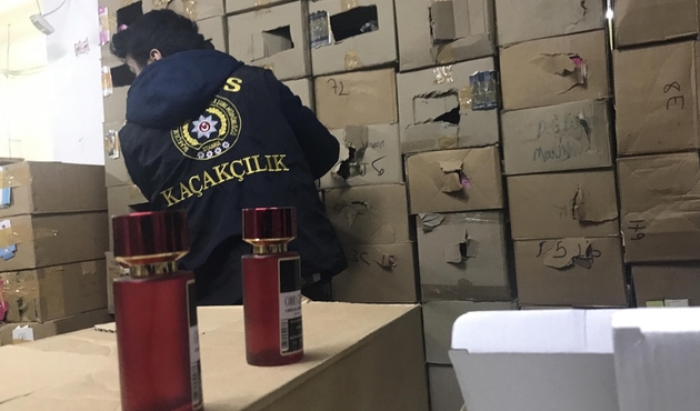 İstanbul’da sahte parfüm operasyonu...