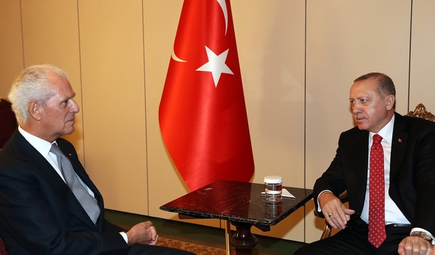 Cumhurbaşkanı Erdoğan İtalyan şirket yöneticileriyle buluştu...