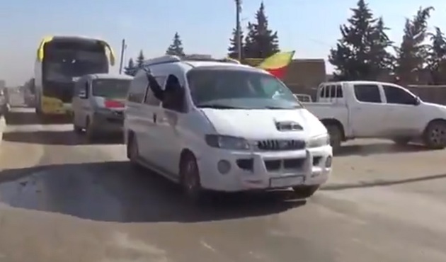 500 terörist Afrin'e getirildi!