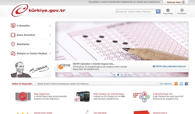 Diploma denklik başvuruları artık e-Devlet'te...