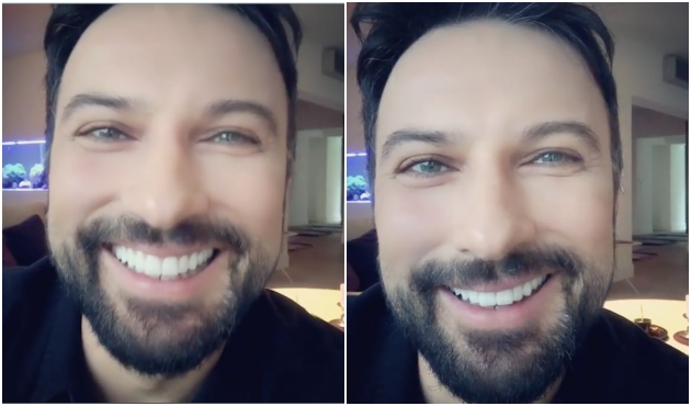 Tarkan'ın mutluluğu gözlerinden okundu! /VİDEO