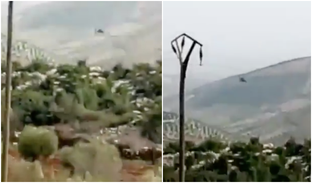 Düşen helikopterimizin ilk görüntüleri geldi! /VİDEO