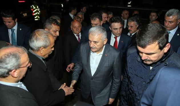 Başbakan Yıldırım şehit ailelerine taziye ziyaretinde bulundu!
