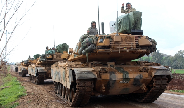 Afrin'in batısındaki Arşali Köyü de teröristlerden temizlendi...
