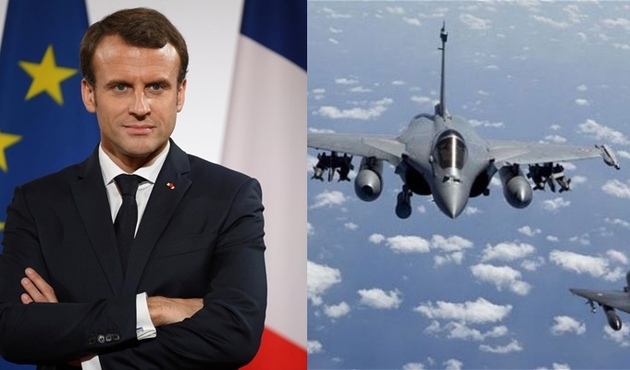Macron'dan Esed'e kimyasal silah uyarısı...