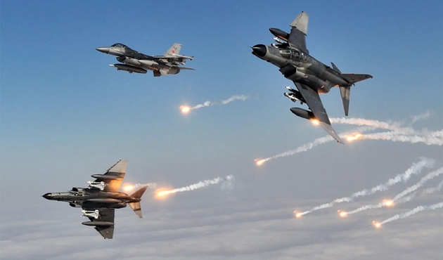 Irak'ın kuzeyine hava harekatı! 8 hedef imha edildi