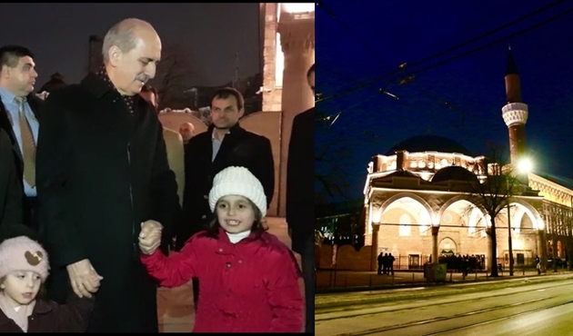 Bakan Numan Kurtulmuş'a Sofya'da duygulandıran sürpriz/VİDEO...