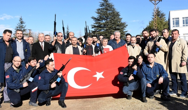 Afrin'deki Mehmetçiğe 4 bin 500 adet MPT-76 tüfeği gönderildi...