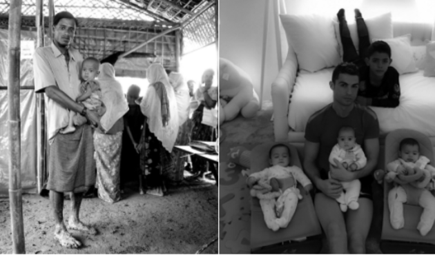 Ronaldo, Rohingyalı Müslüman çocukları unutmadı!