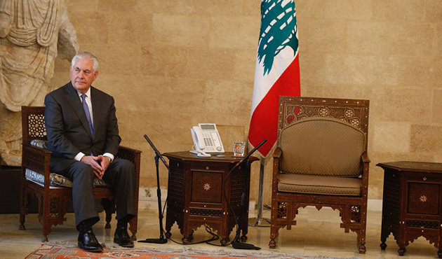 ABD Dışişleri Bakanı Tillerson'a Lübnan'da soğuk duş!