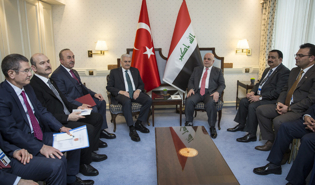 Başbakan Yıldırım, Iraklı mevkidaşı İbadi ile Münih'te bir araya geldi!