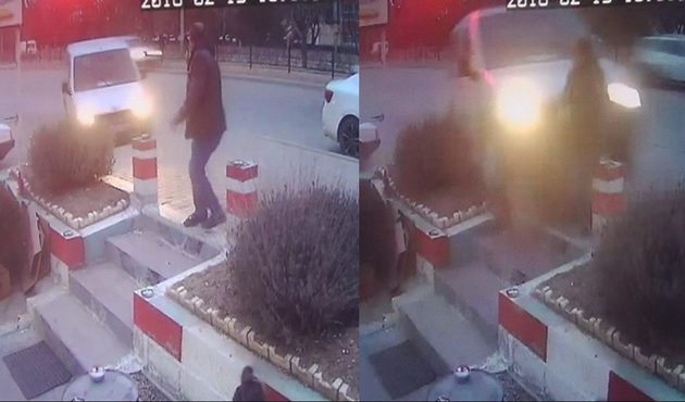 Karaman'daki korkunç kaza güvenlik kamerasında/VİDEO...