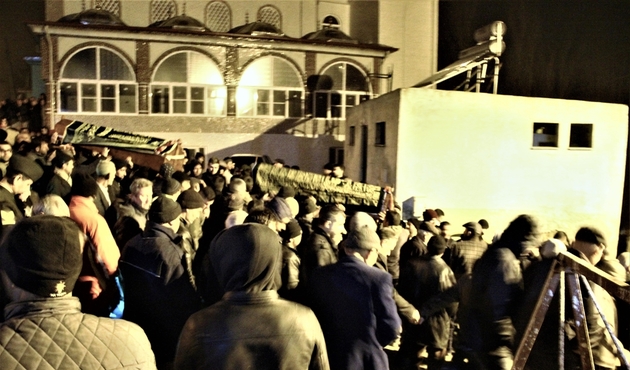 Talihsiz anne ve 2 çocuğu defnedildi...
