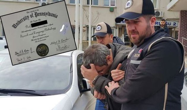 Pensilvanya diplomalı sahte profesör yakalandı!