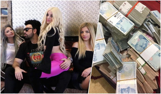 Türk Dan Bilzerian deste deste para paylaştı!
