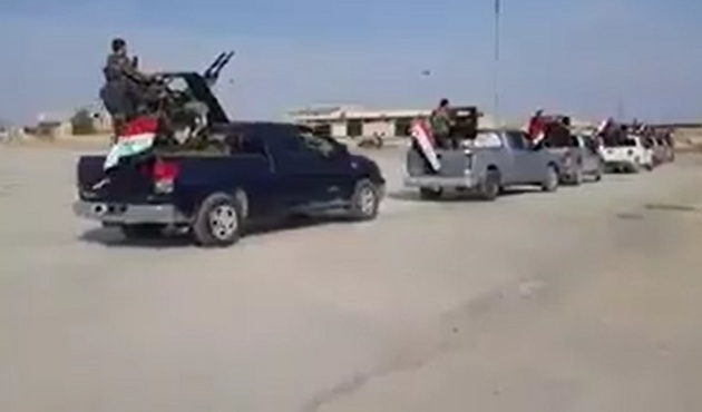 Afrin'e ilerleyen Esed yanlısı milisler topçu ateşi üzerine geri çekildi / VİDEO