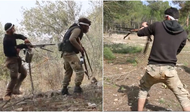 Afrin'de sıcak çatışma anları AA kamerasına yansıdı / VİDEO