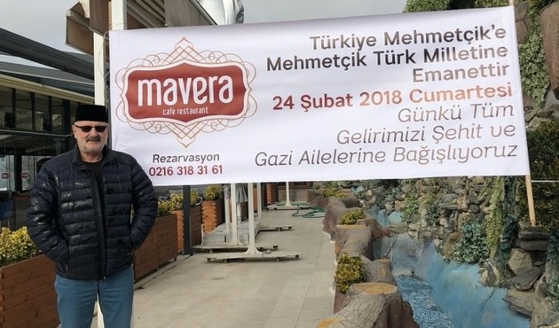 Mavera Restaurant'ın sahibi Faris Küçük'ten anlamlı karar...