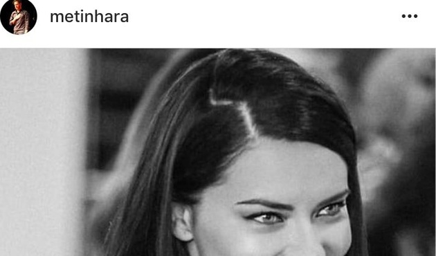Metin Hara Instagram hesabından Adriana Lima'ya aşkını yazdı!