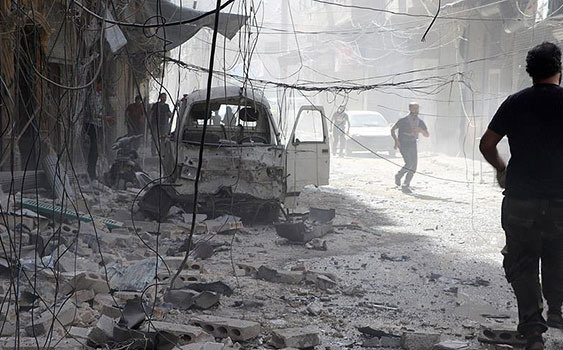 Suriye'de varil ve vakum bombalı saldırı!