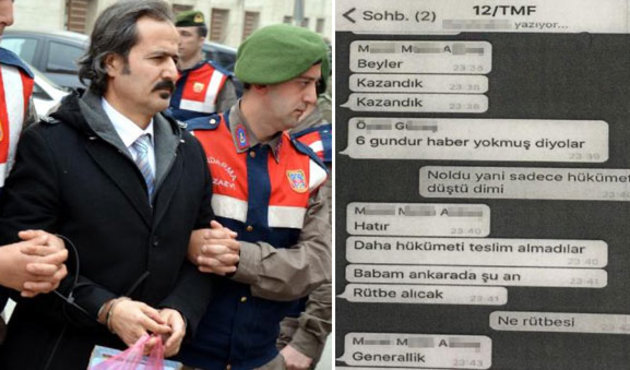 FETÖ'cü albayın oğlunun 15 temmuz mesajları ortaya çıktı!