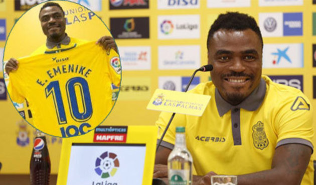 Las Palmas'a giden Emenike geri dönüyor...