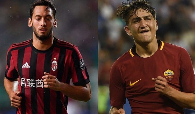 Hakan Çalhanoğlu, Cengiz Ünder'i üzdü!