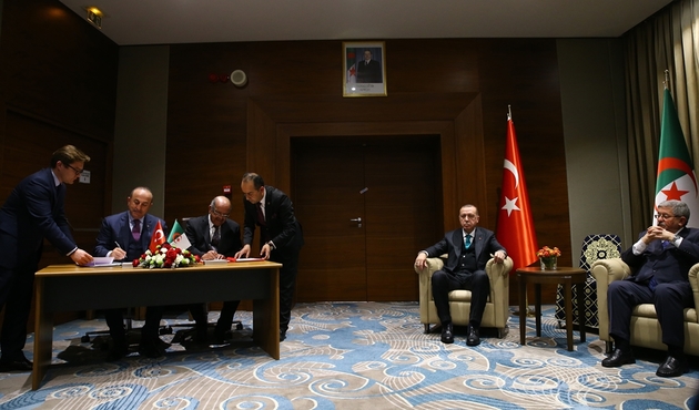 Türkiye ve Cezayir arasında işbirliği anlaşmaları...