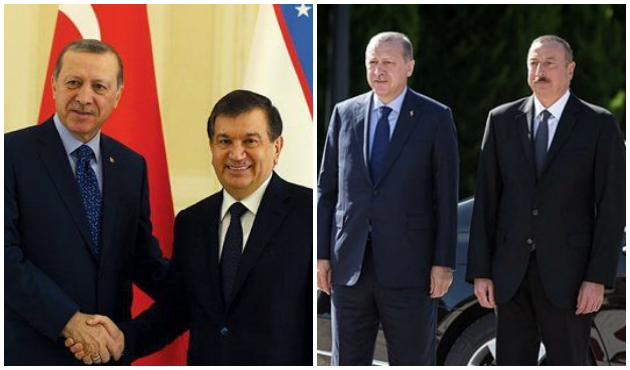 Azerbaycan ve Özbekistan Devlet Başkanları'ndan Erdoğan'a kutlama...