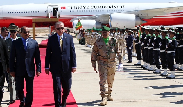 Cumhurbaşkanı Erdoğan Moritanya'da...