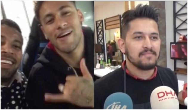 Neymar, Bolulu berbere selam gönderdi!