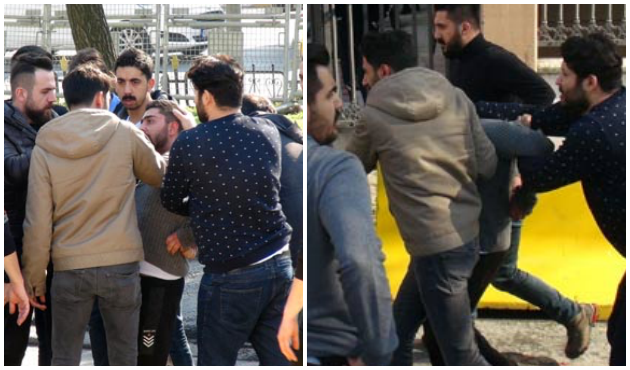 İstanbul Emniyet Müdürlüğü önünde hareketli dakikalar!