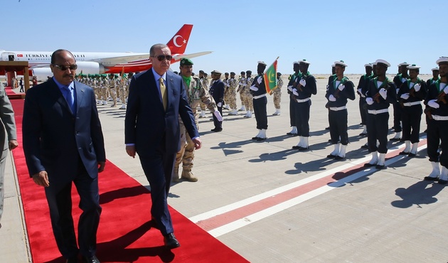 Cumhurbaşkanı Erdoğan Moritanya'dan ayrıldı...